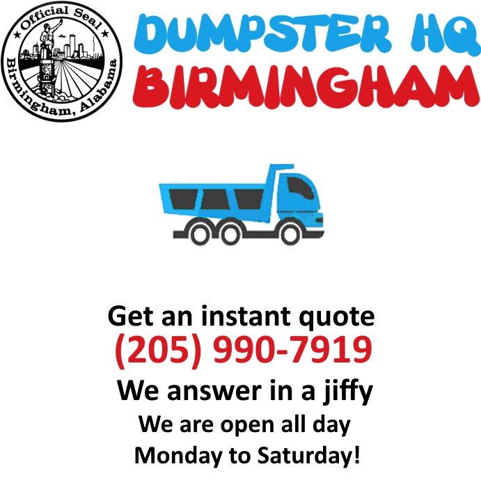 Birmingham AL waste disposal